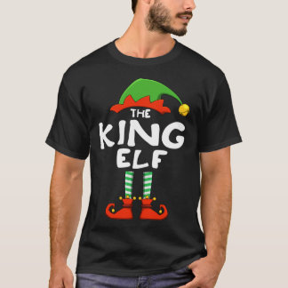 Kung Elf-stilen som passar familjejulen T Shirt