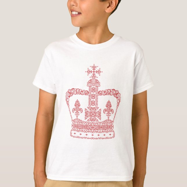 Kung eller drottning krona tee shirt (Framsida)