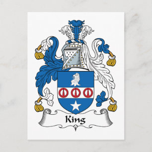 Kung Family Crest Vykort