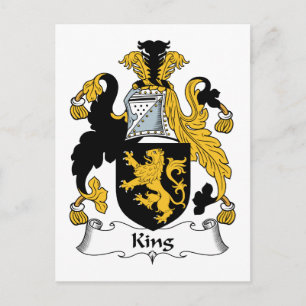 Kung Family Crest Vykort