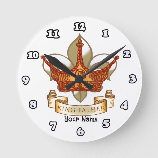 Kung Far Rund Klocka (Framsida)