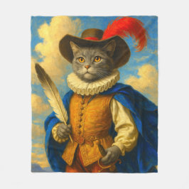 Kung First Blade | A Musketeer Cat Honor Fleecefilt