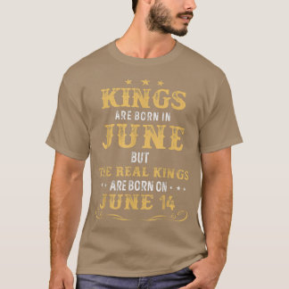 Kung, född i juni, men det verkliga Kung är född p T Shirt