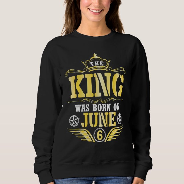 Kung föddes den 6 juni 2006 Lycklig min födelsedag T Shirt (Framsida)