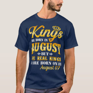 Kung föds upp i augusti, medan det verkliga Kungen T Shirt