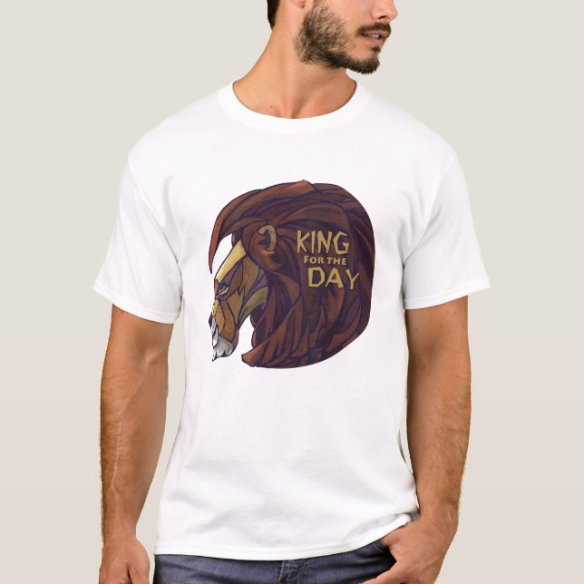 Kung för Dagens Herr Lätt T-Shirt (Framsida)