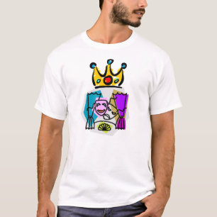 KUNG för dramakung w/DRAMA på baksida T-shirt