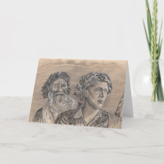 Kung för järnekkungOak Helgkort