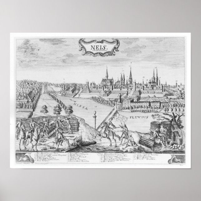 Kung Frederick II av Preussia Poster (Framsidan)