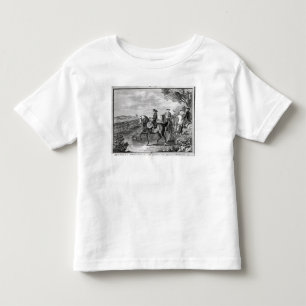 Kung Frederick II av Prussia som granskar Tee Shirt
