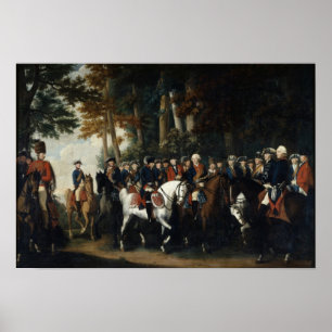 Kung Frederick IIS retur från Preussen von Poster