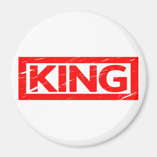 Kung Frimärke Magnet (Framsidan)