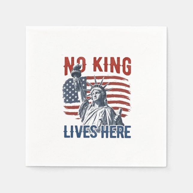 Kung fritt sedan 1776: ingen Kung i Amerika Pappersservett (Framsidan)