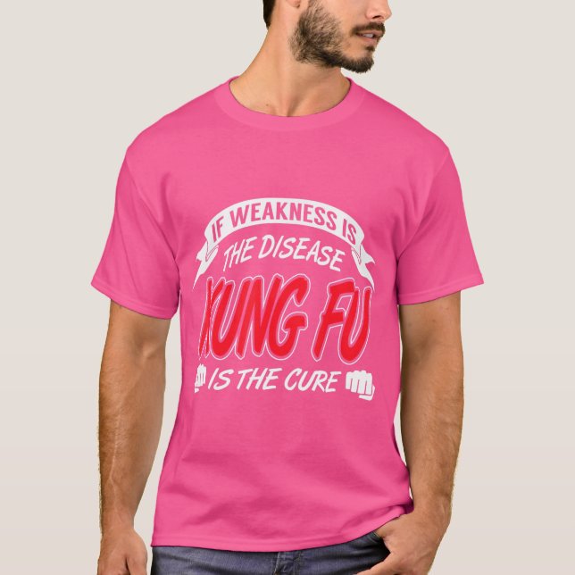 Kung fu är botemedlet t shirt (Framsida)