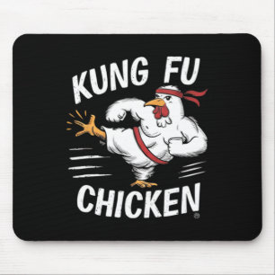 Kung Fu Chicken Rolig Karate Tupp Kvinnor Män Chi Musmatta