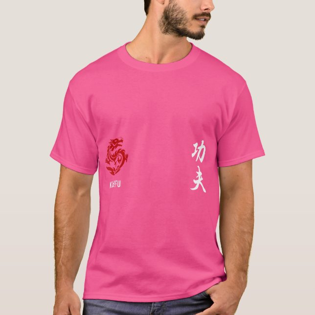 Kung fu Dragon T Shirt (Framsida)