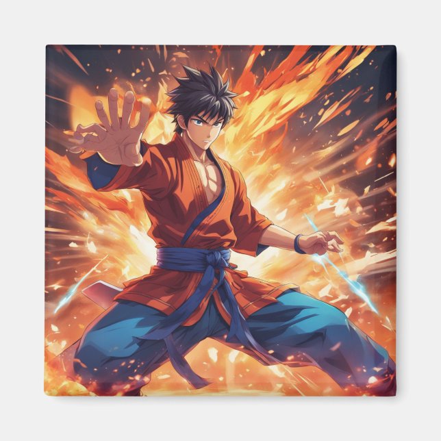 Kung fu Figher 1 Magnet (Framsidan)