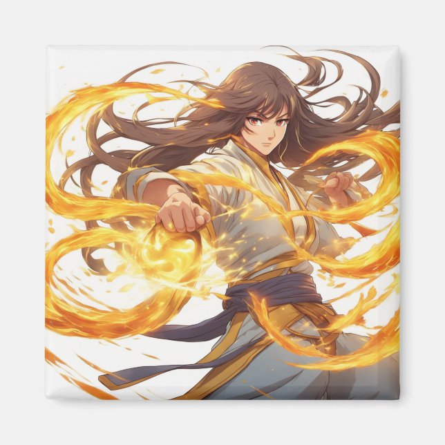 Kung fu Fighter 16 Magnet (Framsidan)