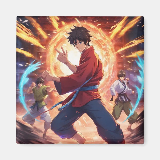 Kung fu Fighter 4 Magnet (Framsidan)