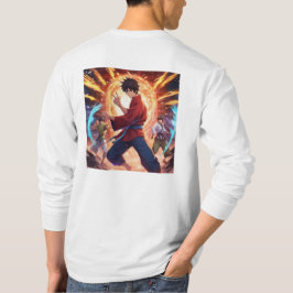 Kung fu Fighter 4 Plus-symbol T Shirt