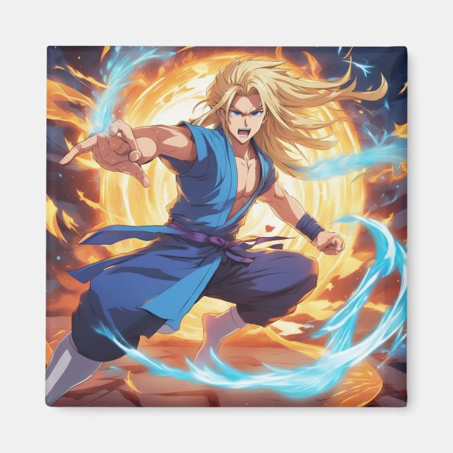 Kung fu Fighter 8 Magnet (Framsidan)