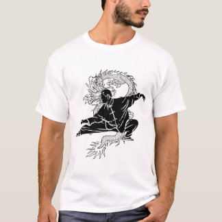 Kung fu Fighter China Warrior T Shirt
