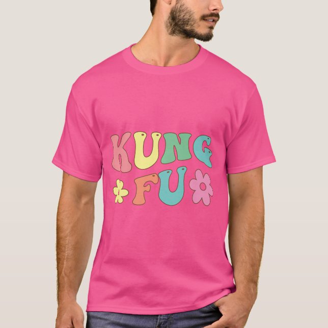 Kung fu Fighting Karate T Shirt (Framsida)