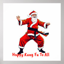 Kung fu Fighting Santa
