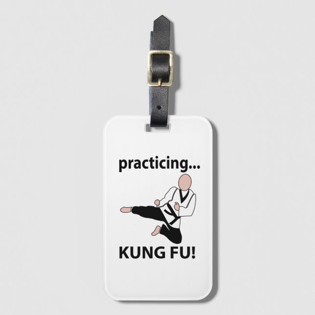 Kung fu för kung fu bagagebricka (Framsida vertikal)