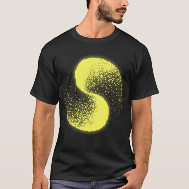 Kung fu för symbol för Tai-Chikampsportar 3D Yin T Shirt (Framsida)