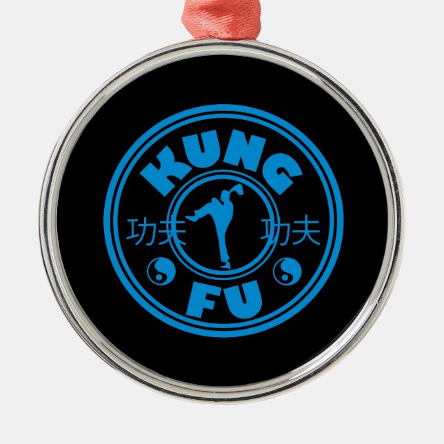 Kung fu julgransprydnad metall (Framsidan)