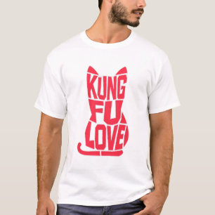 Kung fu Kärlek Shirt T Shirt