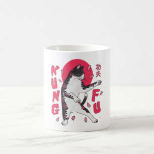 Kung fu Katt Kaffemugg