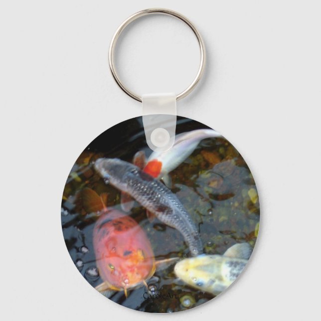 "Kung fu Koi"-nyckelkedja Nyckelring (Framsida)