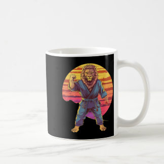 Kung Fu Lion Sunset MMA Kickboxning Judo Taekwondo Kaffemugg