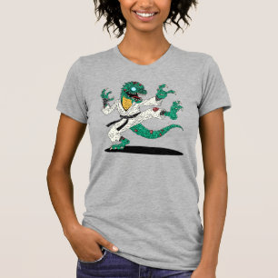 Kung fu Lizard Zombie T Shirt