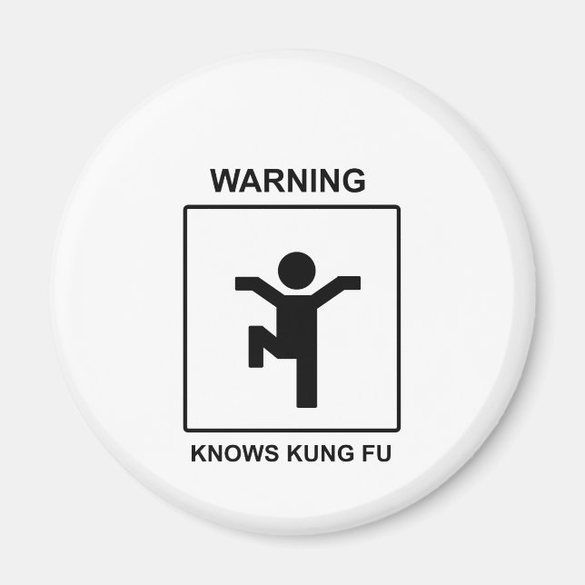 Kung fu magnet (Framsidan)