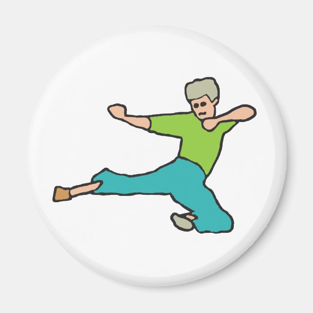 Kung fu magnet (Framsidan)