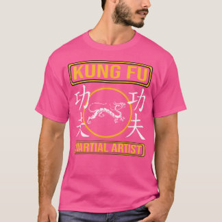 Kung-Fu Martial Artist Martial Arts för T Shirt
