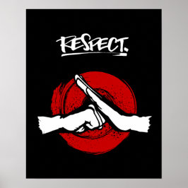 Kung fu - Martialkonst - Respekt Poster