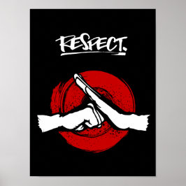 Kung fu - Martialkonst - Respekt Poster