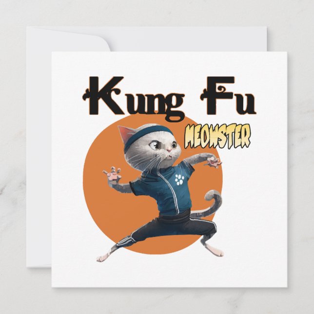 Kung fu Meowster (Framsida)