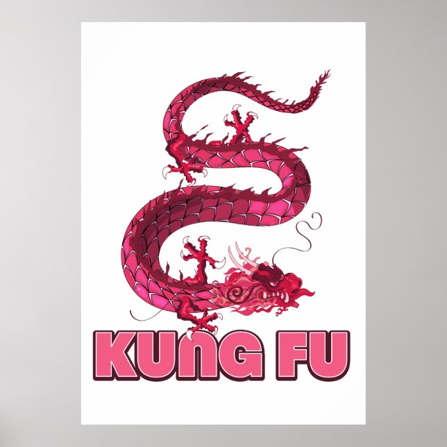 kung fu poster (Framsidan)
