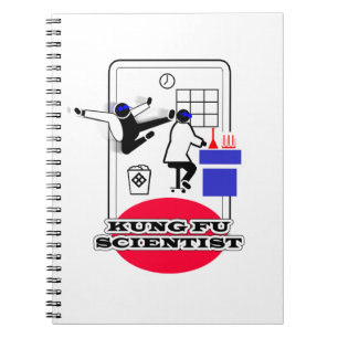 Kung fu Scientist Anteckningsbok