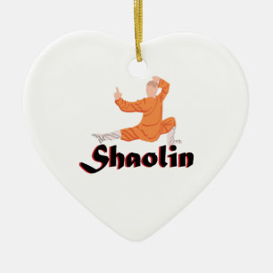 Kung fu Shaolin Julgransprydnad Keramik