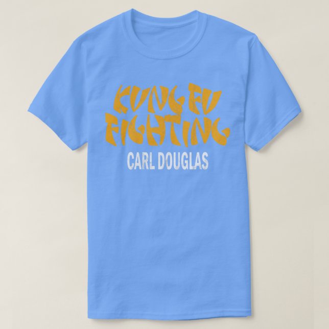 Kung fu som bekämpar Carl douglas T Shirt (Design framsida)