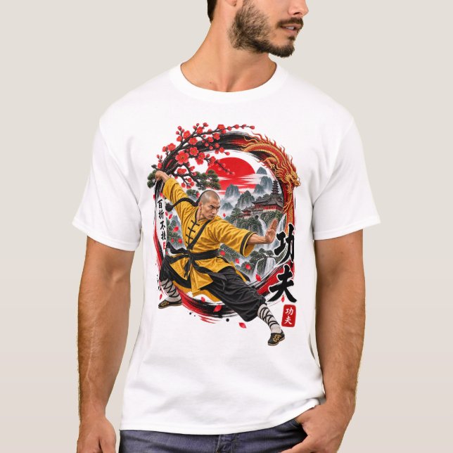 kung fu t shirt (Framsida)
