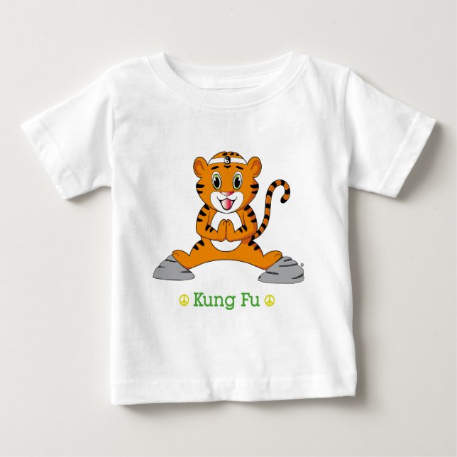 Kung fu Tiger™ Clothing Tee (Framsida)