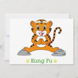 Kung fu Tiger™-inbjudan Inbjudningar