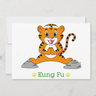 Kung fu Tiger™-inbjudan Inbjudningar